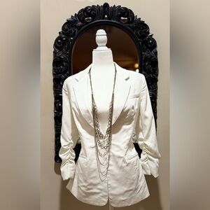Audrey 3+1 Blazer - Ivory - Large